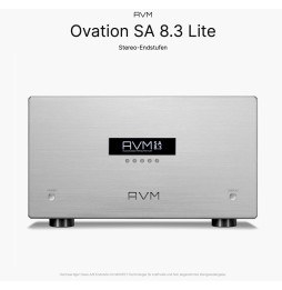 AVM OVATION - SA 8.3  LITE Stereo-Endstufe - silber