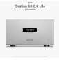 AVM OVATION - SA 8.3  LITE Stereo-Endstufe - silber