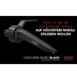CONCORDE MUSIC BLACK aus der CONCORDE MUSIC SERIE von ORTOFON