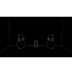 TWIN SUB Position - 1x TWIN SUB mittig