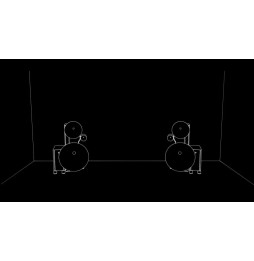 TWIN SUB Position - 2x TWIN SUB an Trio G3 aussen