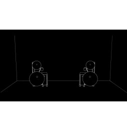TWIN SUB Position - 2x TWIN SUB an Trio G3 innen