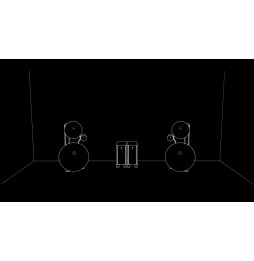 TWIN SUB Position - 2x TWIN SUB mittig