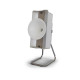 Avantgarde Acoustic - COLIBRI C2 - SAT Gestell Chrom - Stoff Natur-Beige - Horn weiss Hochglanz