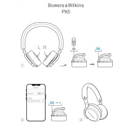 Bowers & Wilkins PX5 Kopfhörer   Schnellstart-Anleitung