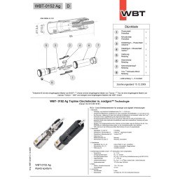 WBT-0152 Ag - Chinchstecker Datenblatt