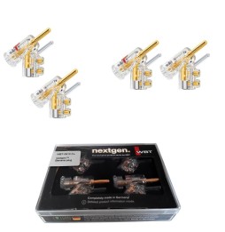 WBT-0610 Cu - Bananenstecker im 4er-Set