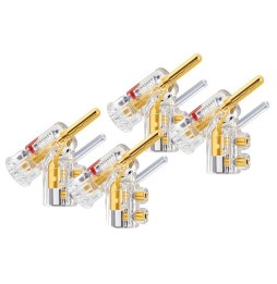 WBT-0610 Cu - Bananenstecker im 4er-Set