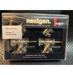 WBT-0610 Cu - Bananenstecker im 4er-Set