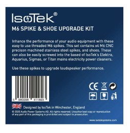 IsoTek M6 Spikes & Shoe upgrade Kit